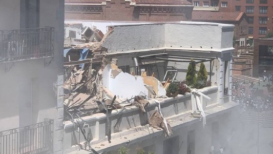 Explosión en un edificio de Madrid: dos operarios desaparecidos y 17 personas heridas