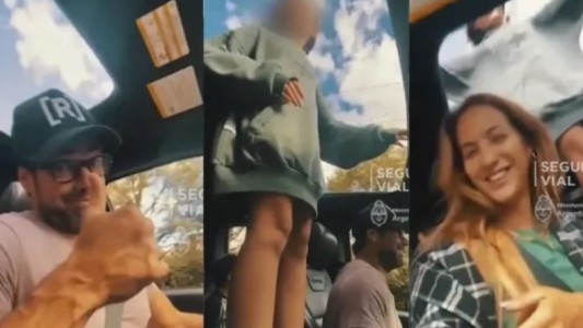 Luciano Castro manejó con su hija parada y evalúan sacarle la licencia
