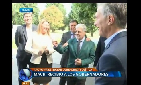 Reunión de Macri con los gobernadores para analizar la reforma electoral