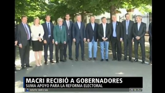Macri recibió a gobernadores