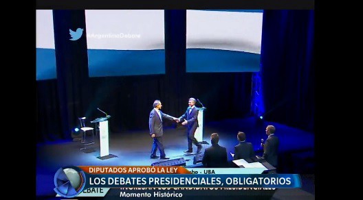 Es ley la obligatoriedad de los debates presidenciales