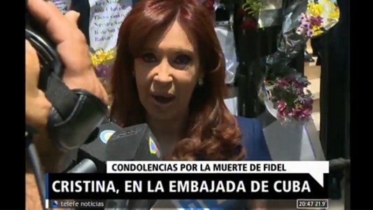 Cristina Kirchner recordó a Fidel Castro