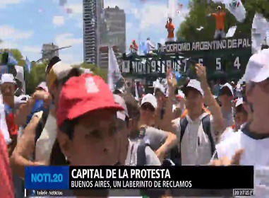 Buenos Aires, capital de la protesta