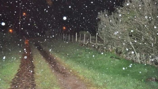 Video: nevó en el sur de Brasil