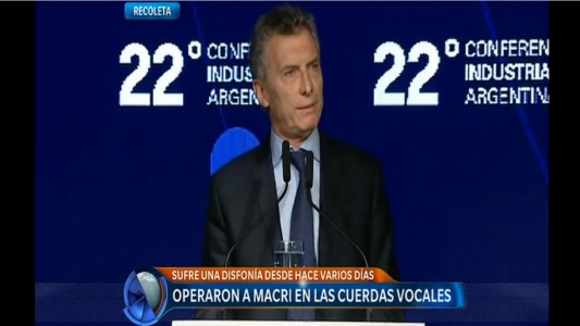 Macri fue sometido a una microcirugía y seguirá con sus actividades normales
