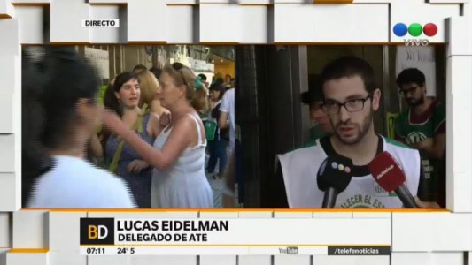 La toma del Ministerio de Educación es por tiempo indeterminado