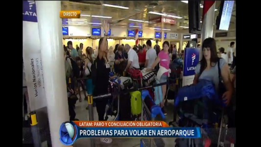 Paro sorpresivo de Latam en Aeroparque: no salen vuelos de cabotaje