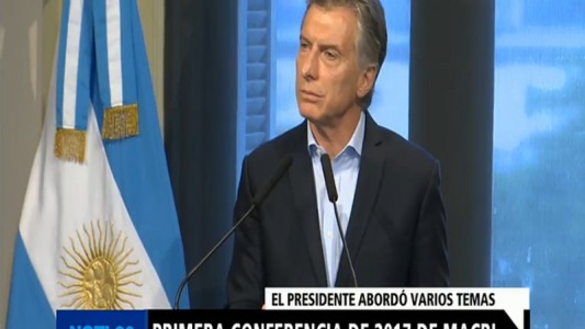 Primera conferencia de 2017 de Macri