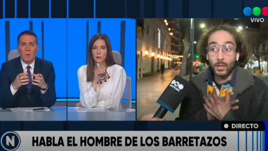 Habló el hombre de los barretazos al colectivo: "Recibo amenazas"