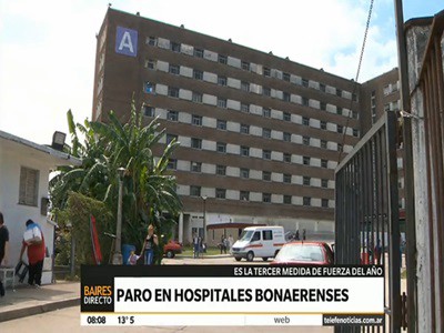 Paro de médicos bonaerenses por la apertura de las paritarias
