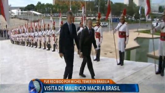 Visita de Mauricio Macri a Brasil