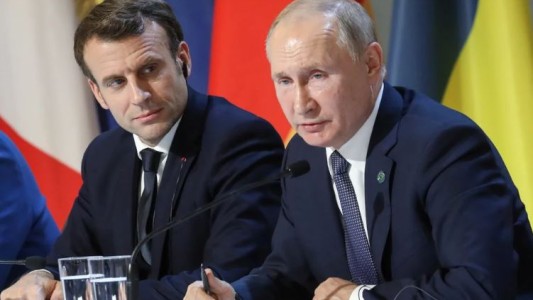 En el día 100 de la invasión rusa, Macron aseguró que Putin está "aislado" del mundo