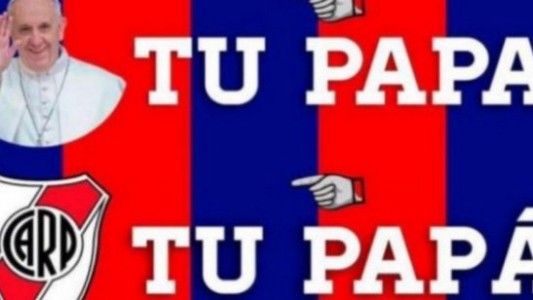 Las cargadas de River a San Lorenzo en los clásicos afiches