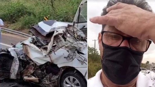 Mientras cubría un accidente, un periodista se enteró en vivo que la víctima fatal era su hijo