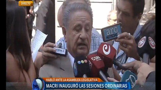 Duhalde, sobre el discurso de Macri: "Me gustó la parte que habló de lo social, espero que las políticas se realicen"