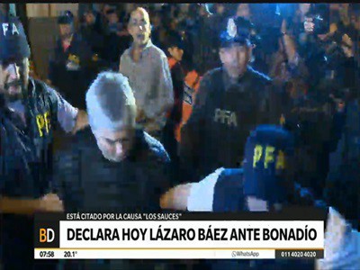 Lázaro Báez en Tribunales