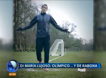 El gol olímpico de rabona de Ángel Di María
