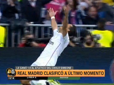 Real Madrid sigue en la Champions con un gol en el final