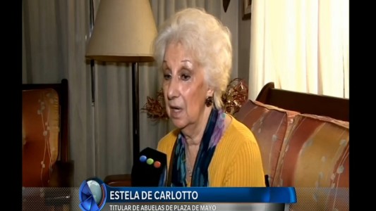 Estela de Carlotto: "Para condenarlo a Milani tiene que haber pruebas"