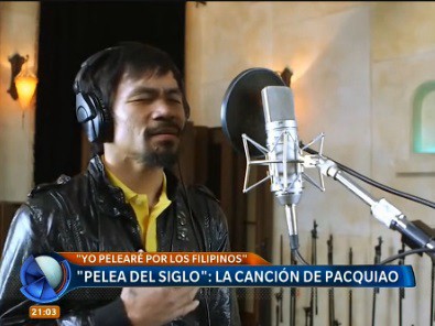 "Pelearé por los filipinos", la canción de Pacquiao antes de la Pelea del Siglo