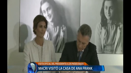 Macri visitó la casa de Ana Frank junto con la Reina Máxima