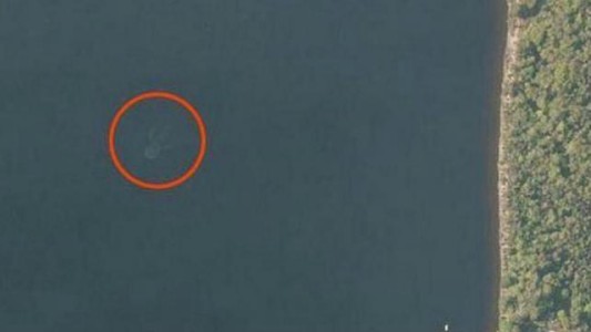 La extraña imagen que Apple captó en el lago Ness