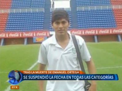No habrá fútbol el fin de semana por la muerte del jugador Emanuel Ortega
