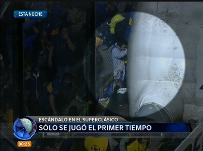 El Superclásico de la Libertadores terminó en un papelón histórico