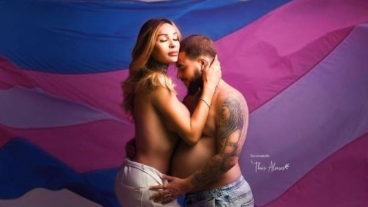 La mujer trans que amamanta al hijo que dio a luz su esposo