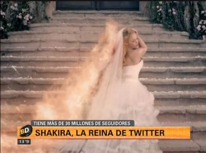 Shakira, nueva reina de Twitter