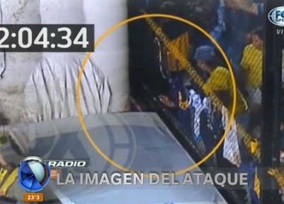 Video: así atacaron a los jugadores de River en la Bombonera