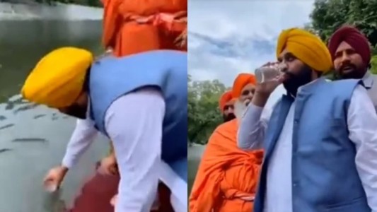 India: para demostrar que era segura, un gobernador tomó agua de un río contaminado y terminó internado