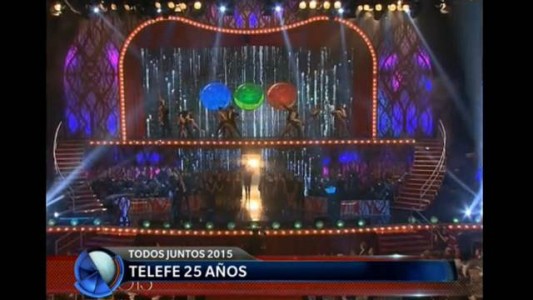 Telefe celebró sus 25 años con una mega fiesta en el Luna Park