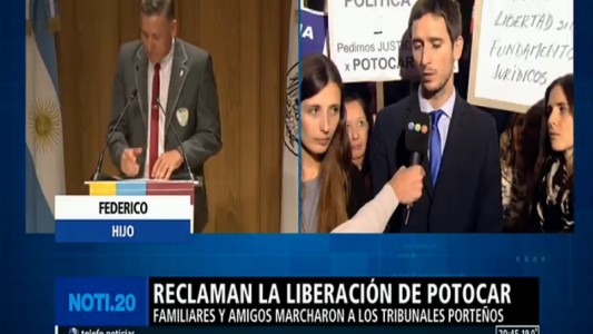 Reclamaron la liberación de Potocar