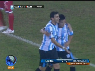 Racing le ganó a otro Independiente por la Copa Argentina