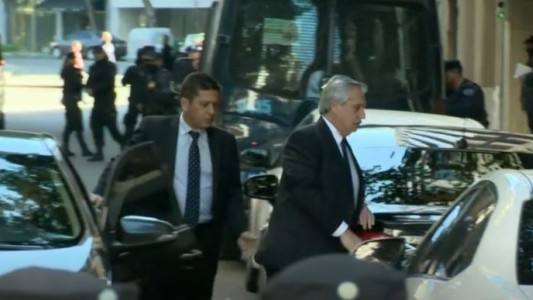 El Presidente visitó a Cristina Kirchner