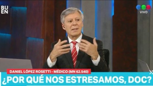 "Cuando no aguantás más": El Dr. López Rosetti  explica por qué nos estresamos