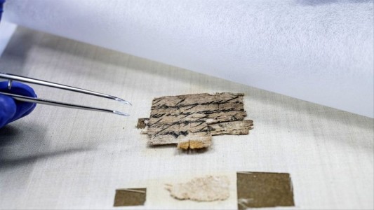 "Es único": revelan una nota escrita en un papiro de la Edad de Hierro