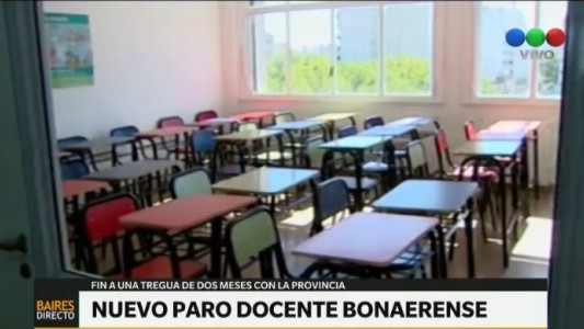 Nuevo paro docente en la provincia de Buenos Aires