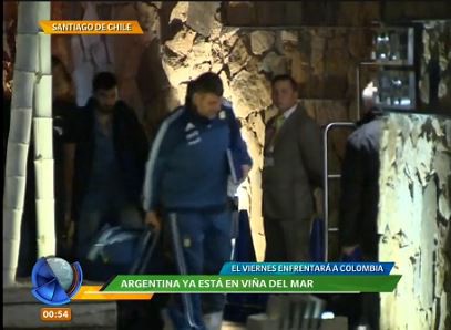 La selección argentina ya está en Viña del Mar