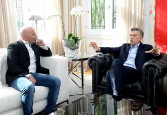 Macri recibió a Sampaoli en la Quinta de Olivos