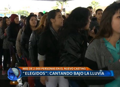 "Elegidos": cantando bajo la lluvia