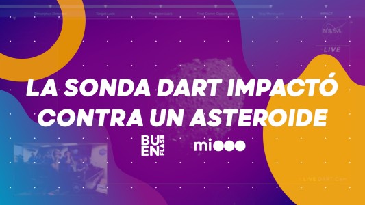 #BuenFlash La sonda Dart impactó contra un asteroide