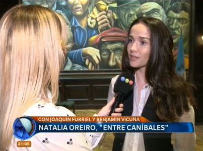 Natalia Oreiro, "Entre caníbales"