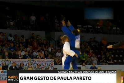 El gran gesto de Paula Pareto