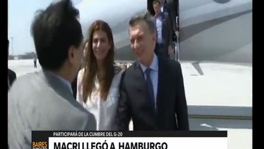 Macri llegó a Alemania para participar de la cumbre del G20