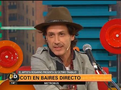 Coti presenta "Qué esperas" en Baires Directo