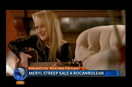 Meryl Streep sale a tocar rock and roll