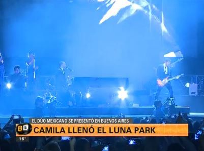 Camila llenó el Luna Park