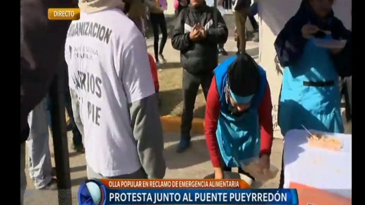 Día de cortes y protestas para pedir la Emergencia alimentaria